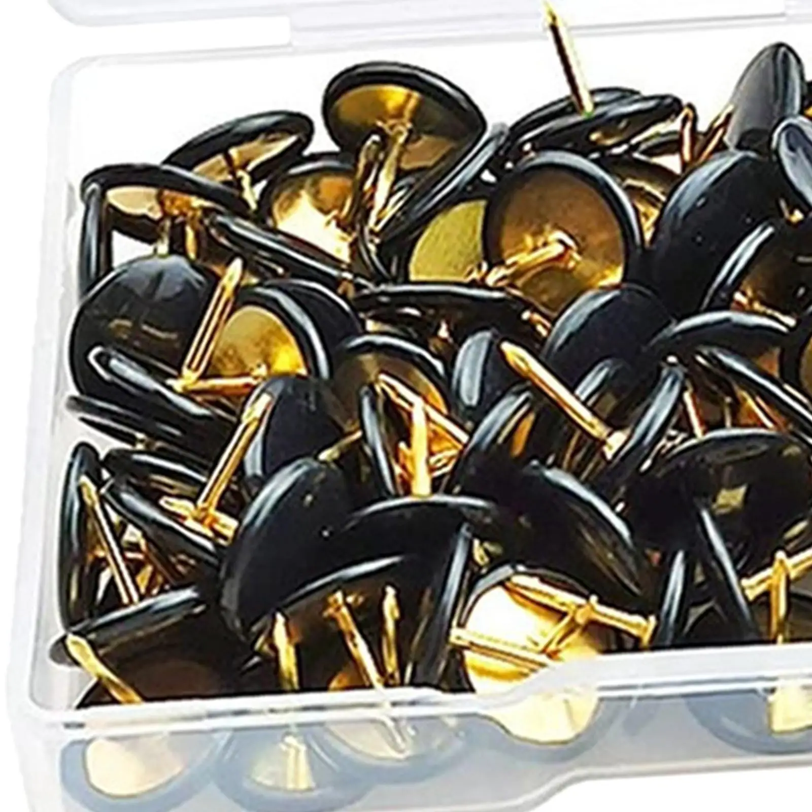 Imagem -05 - Cabeça Chata Decorativa Push Pins para Casa Bulletin Board Tacks Thumb 200 Pcs