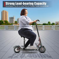 Electric Scooter Saddle, Foldable Seat Shock Absorber 50-68cm Height Adjustable, for Xiaomi M365 Scooter