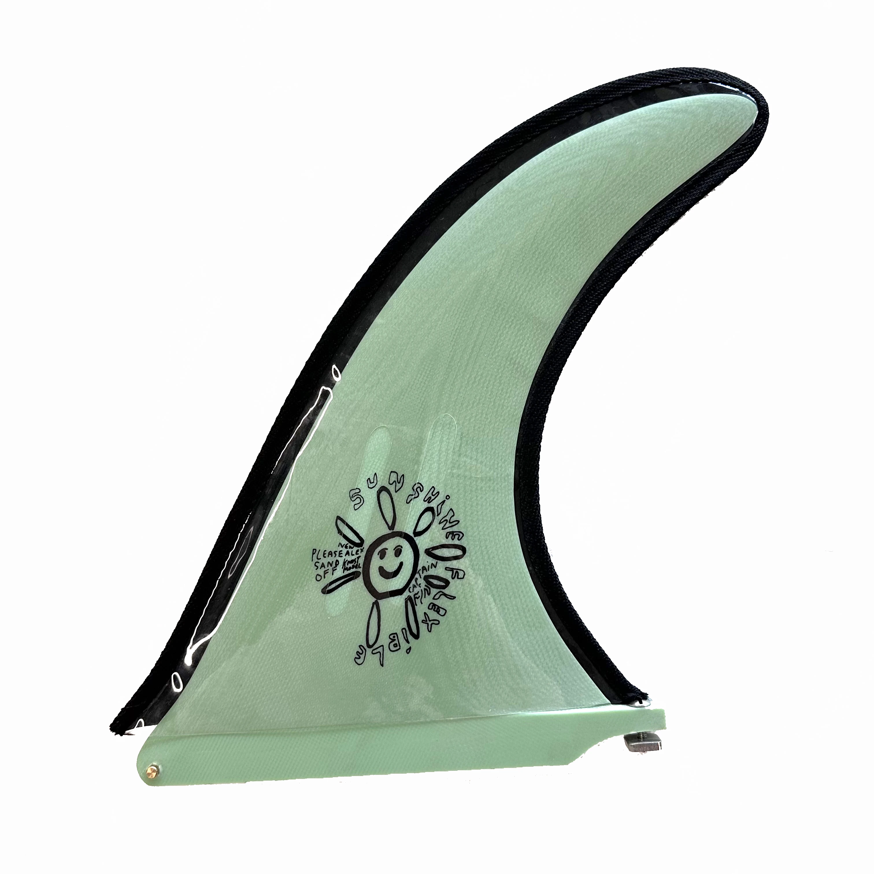

High Quality Customizable Single Surfboard Fin Rugged Fiberglass Epoxy Layered Long Board Fin with Unique Shape and Size