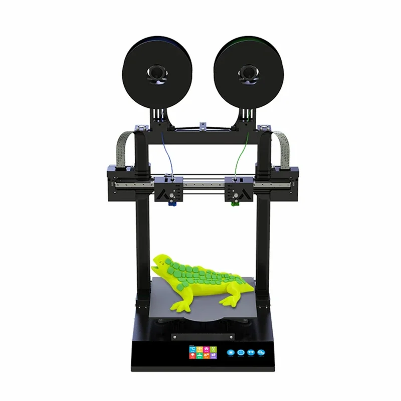 Extrusora independiente doble, máquina de impresora 3D Artist D Pro TMC2209, placa base multicolor de 32 bits, volumen de impresión 600W