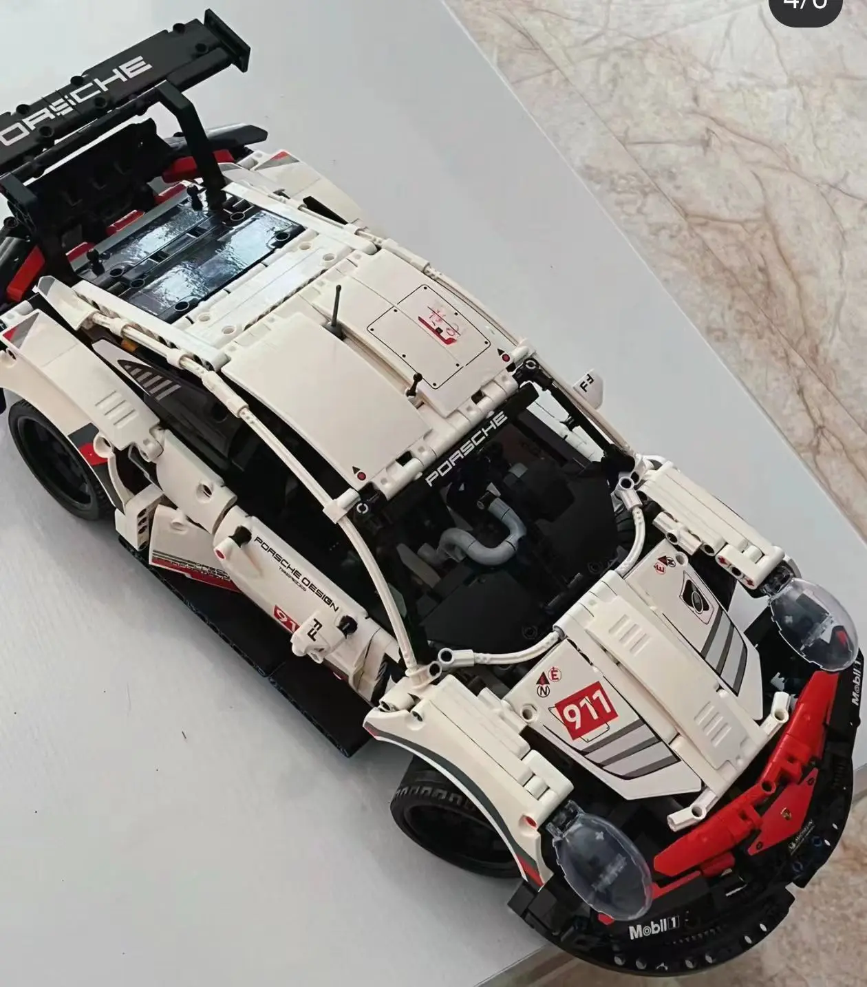 911 RSR Car Compatible 42096 Bricks 1580 PCS DIY Toys Christmas Gifts Birthday Gifts dominoes Blocks Construction Toys