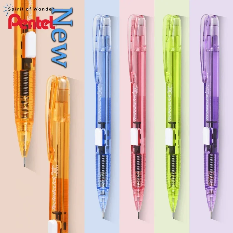 

3/6/12PCS Japan Pentel Payton Student Mechanical Pencil PD105T Side Press Type Automatic Pencil 0.5mm Activity Pencil New Color