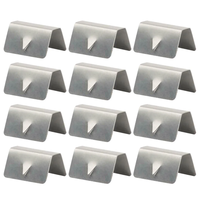 12Pcs Wind Rain Deflector Channel Clips Wind/Rain Eyebrow Clips Stainless Steel Car Window Deflectors For Heko G3 SNED