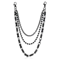 1 piece Hip-hop Jewelry Keychain personality pants chain Men's Accessories