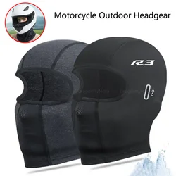 For yamaha YZFR3 YZF-R3 YZF R3 2015-2023 2022 2021 2020 Thermal Winter Balaclava Cycling Full Face Mask Warm Outdoor Sports Moto