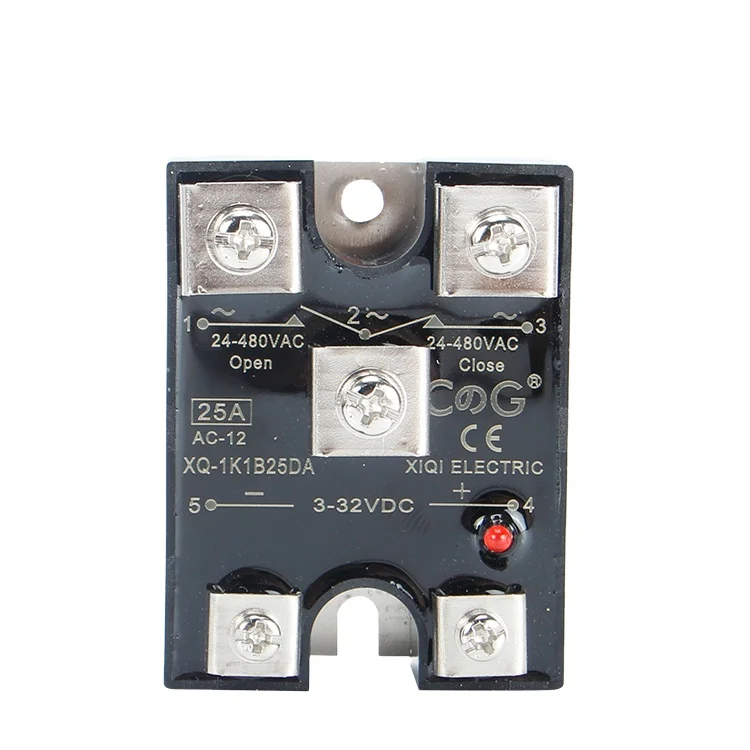 

CG NC and NO SSR 10A 25A 40A DA Normally Closed and Normally Open Single Phase DC Control AC SSR-10DA 25DA NC Solid State Relay