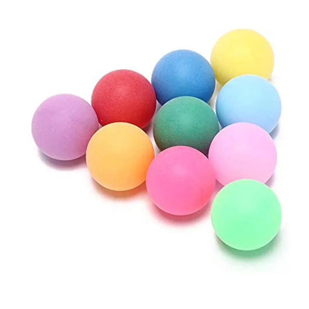 High Quality 50pcs Colored Ping Pong Balls - 40mm Entertainment Table Tennis Balls #J2P