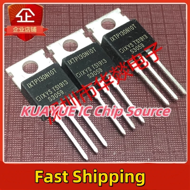 10PCS-30PCS/ IXTP130N10T   TO-220   100V 130A   Quality Fast Shipping  In Stock