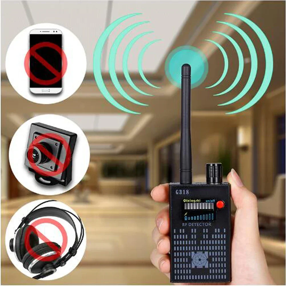 1 PCS สัญญาณเสียงไร้สายเครื่องสแกนเนอร์กล้องความปลอดภัยส่วนบุคคล Finder GPS Tracker อุปกรณ์ 2G 3G 4G Bug Finder Ra