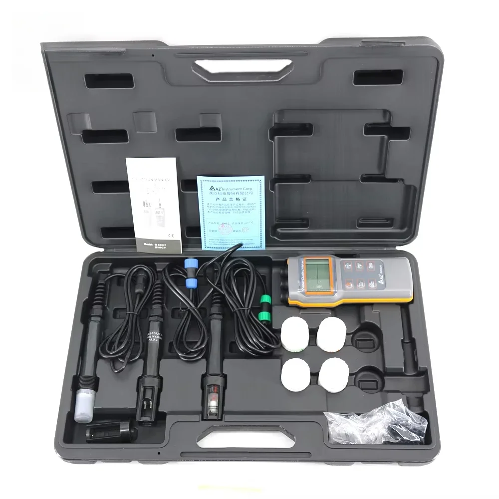 

New Discount AZ86031 Water Quality Measuring Instrument 86031 Handheld IP67 Combo PH/COND./D.O