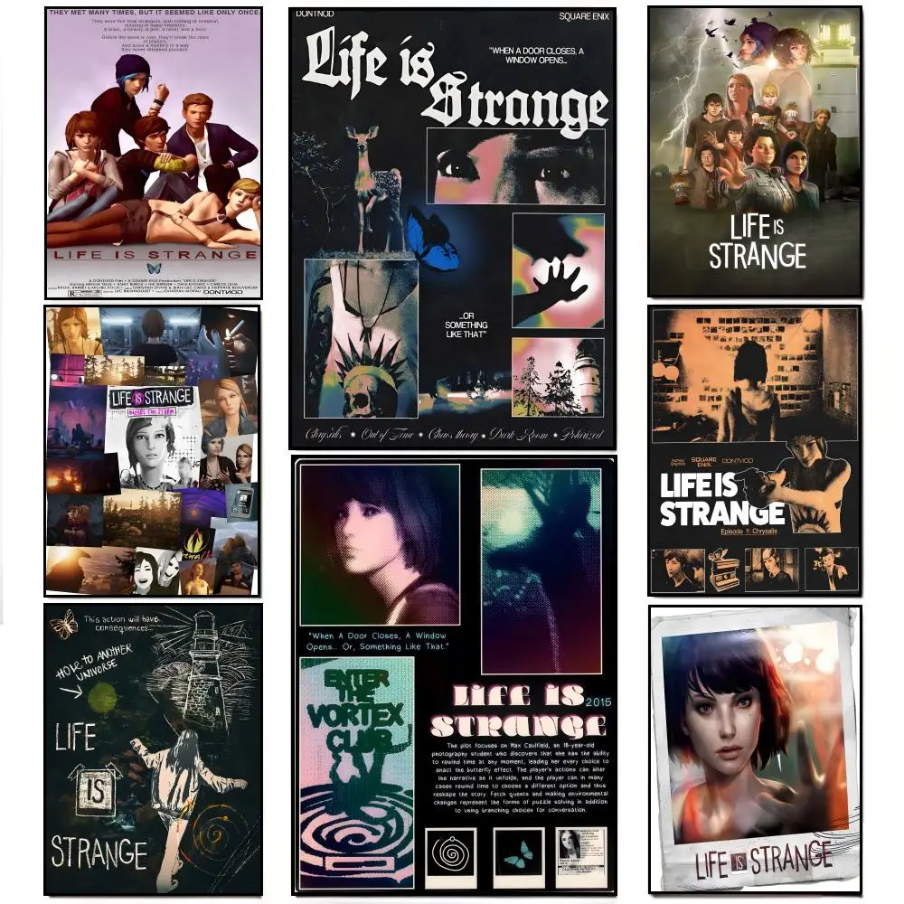 l-Life Is s-Strange Poster Poster HD  Waterproof Wall Sticker Bar Living Room Decor Gift
