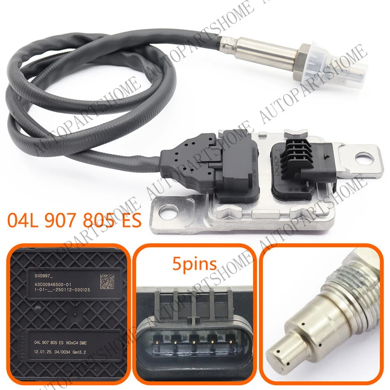 Z... Nitrogen Oxide NOx Sensor 04L907805ES For VW Passat B8 Arteon Skoda Superb
