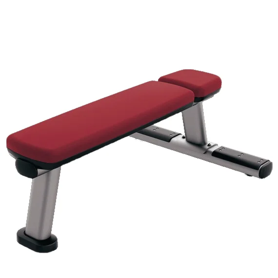 

Durable Metal Flat Bench for Home Gym Portable Foldable Design Safety Feature for Weight Training Exercise Sturdy Comfortable