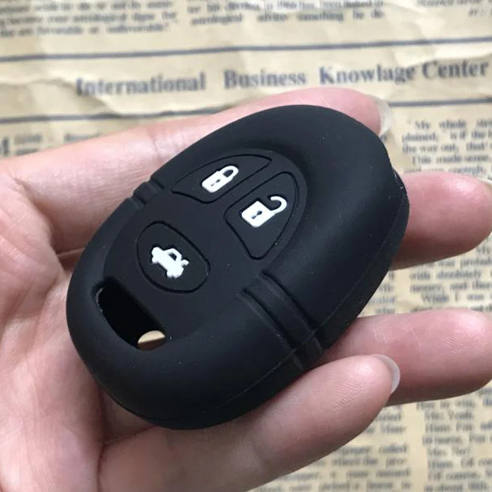 Personalize Your Keys with Silicone Key Case Cover For Saab 93 95 Remote Holder 3 Button Add a Touch of Individuality