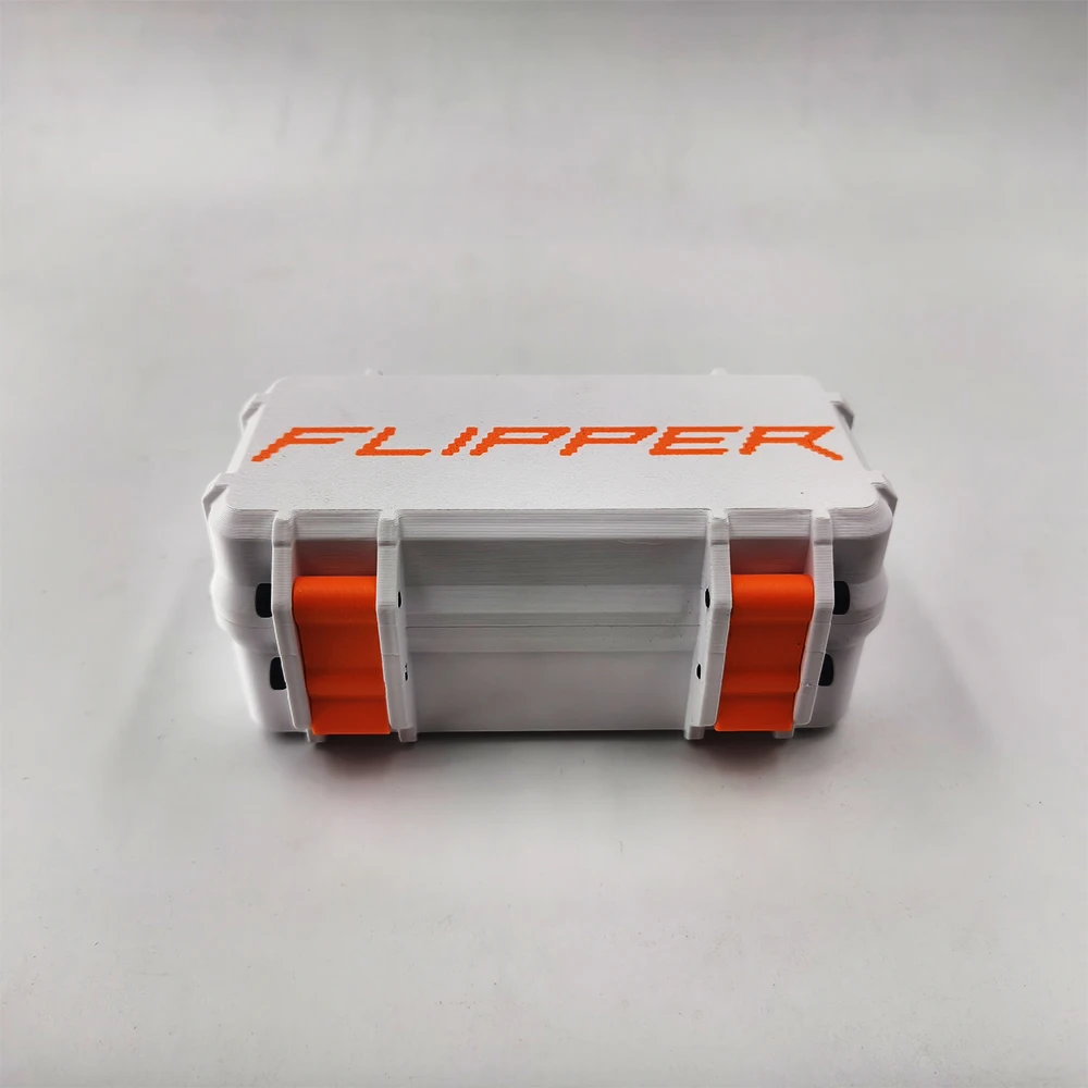 Funda protectora Flipper Zero - Caja de almacenamiento PETG impresa en 3D con compartimento para cables, cubierta a prueba de golpes/a prueba de polvo para dispositivo desnudo