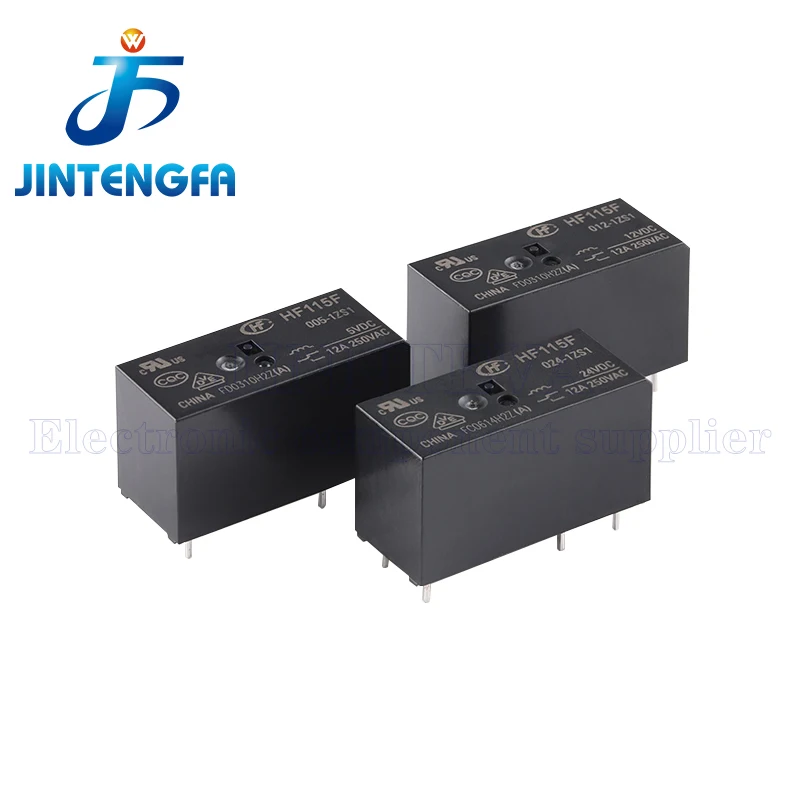 2 Teile/los HF115F JQX-115F Power Relais 005 012 024 1HS1 1HS3 1ZS1 1ZS3 2HS4 2ZS4 5V 12V 24V 48V 4/5/6/8Pin 8/12/16A DIP – Detail 10
