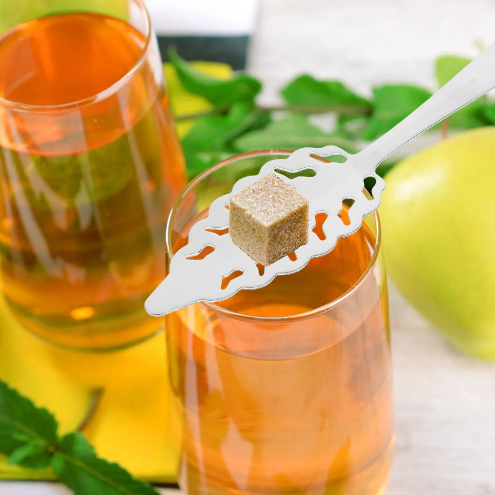 

Absinthe Spoon Stainless Steel Hollow-Out Design For Bar Sugar Cube Strainer Multi-Function Dripper Filter Tool Kitchen