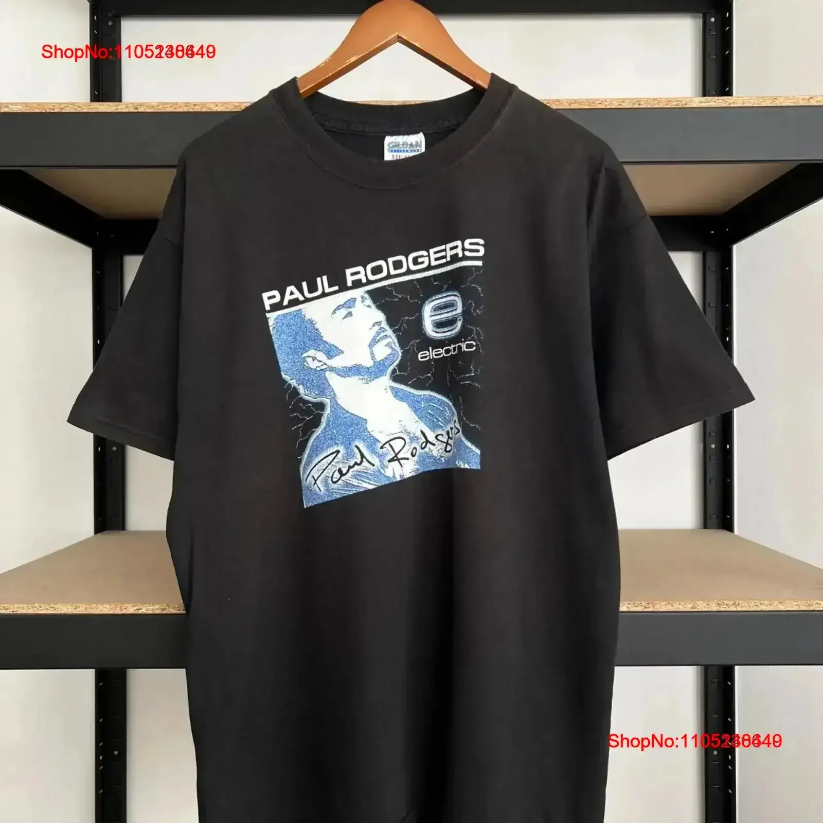 Vintage 2001 Paul Rodgers The Voice of Rock Tour Black T shirt Sz L Washed Top For Everyday Wear streetwear graphic vintage