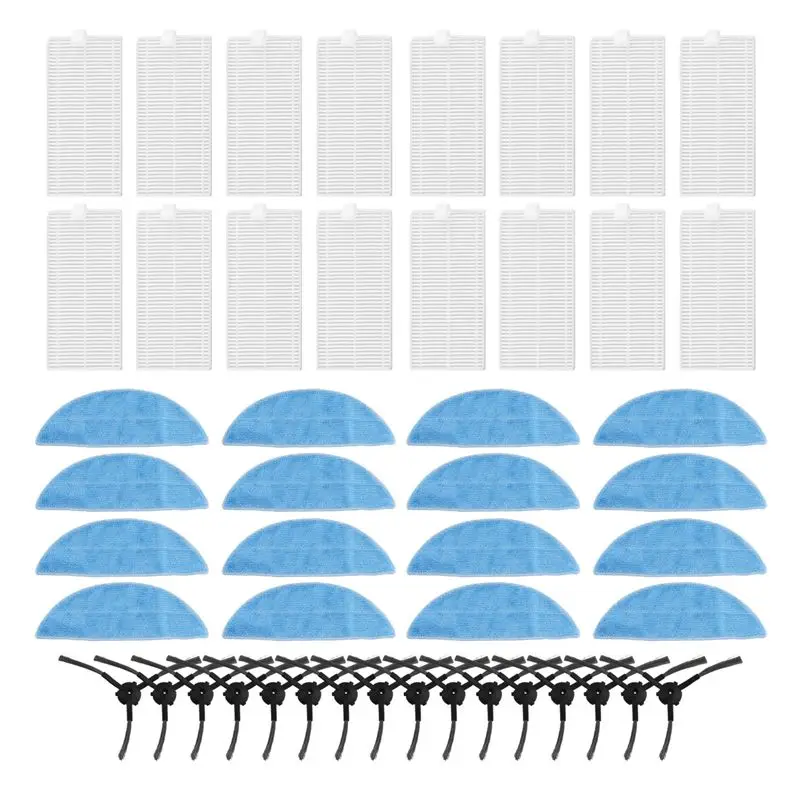 

AT05-Запасные части для робота-пылесоса ECOVACS Y1 PRO / Y1 PRO PLUS: боковая щетка, HEPA-фильтр, салфетка для влажной уборки