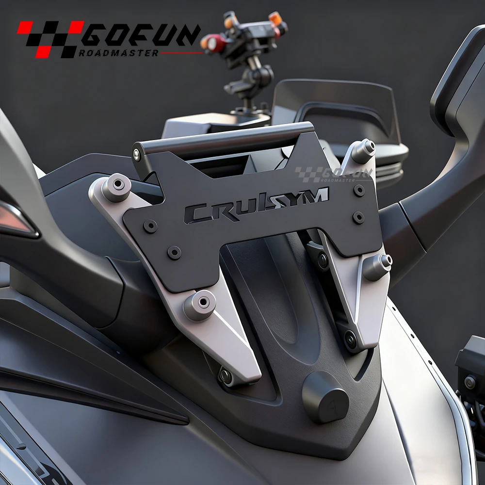 2026 For SYM 400 Cruisym400 Cruisym 400 Parts Motorcycle Navigation Bracket GPS Mount Device Carrier SMART PHONE Adapt Holder