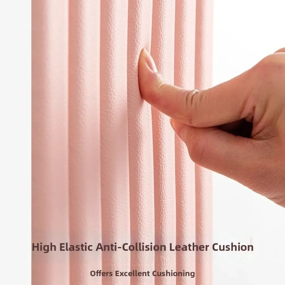 Leather Soft Bag Wall Sticker Widened Anti-collision 3D Sticker Peel and Stick Thickened Wall Panels Wallpaper Corner Windowsill