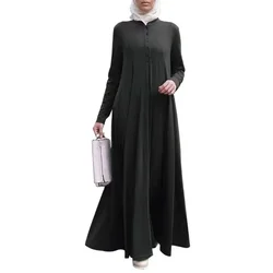 Islamic Clothing Robe Robe Femme Musulmane Loose Fit Arabic Dubai Kaftan Abaya Dress for Women Muslim Fashion Djelaba