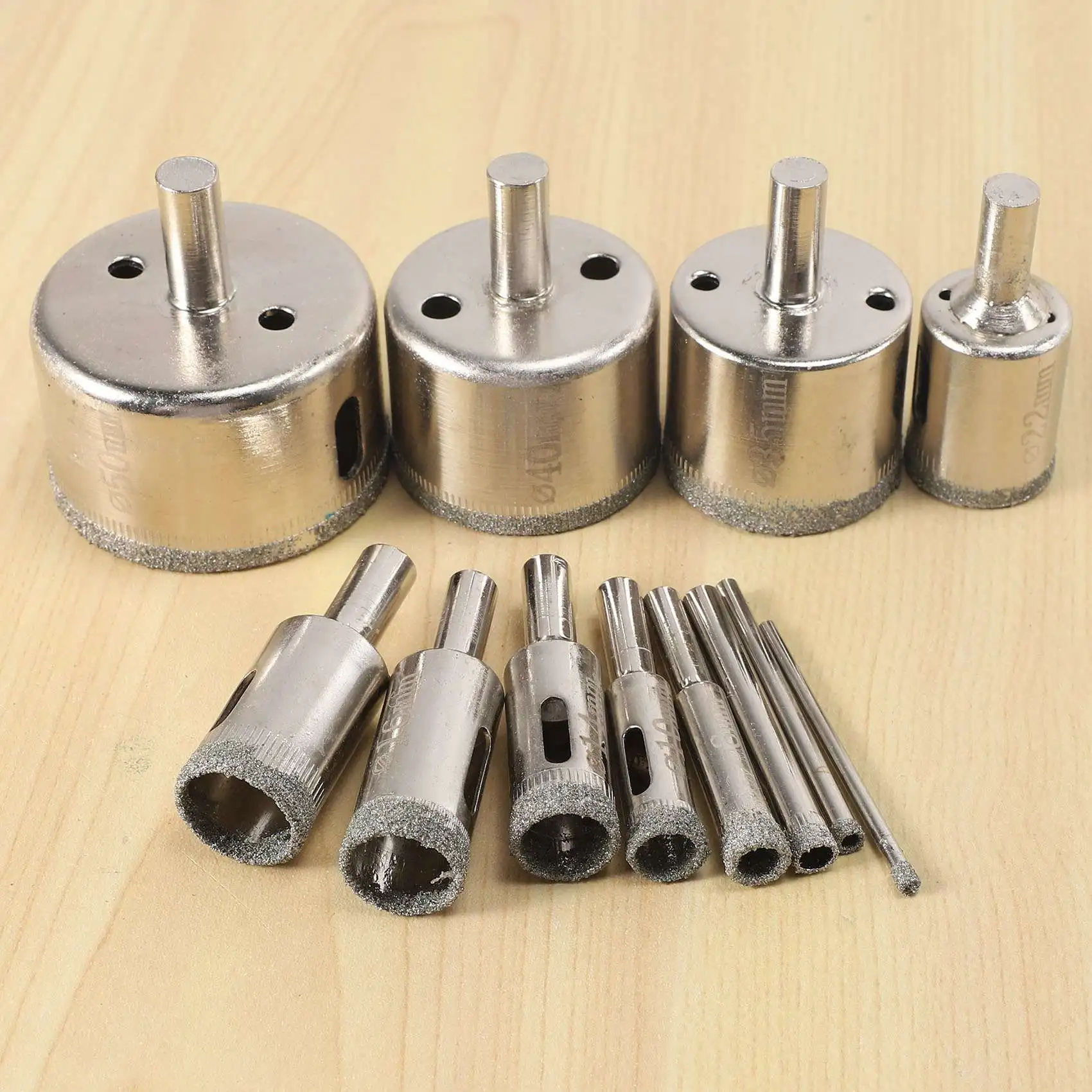 

BAAG-12 шт. алмазные сверла, набор кольцевых пил для стеклянной плитки, полые корончатые сверла, экстракторные кольцевые пилы для стекла, керамики