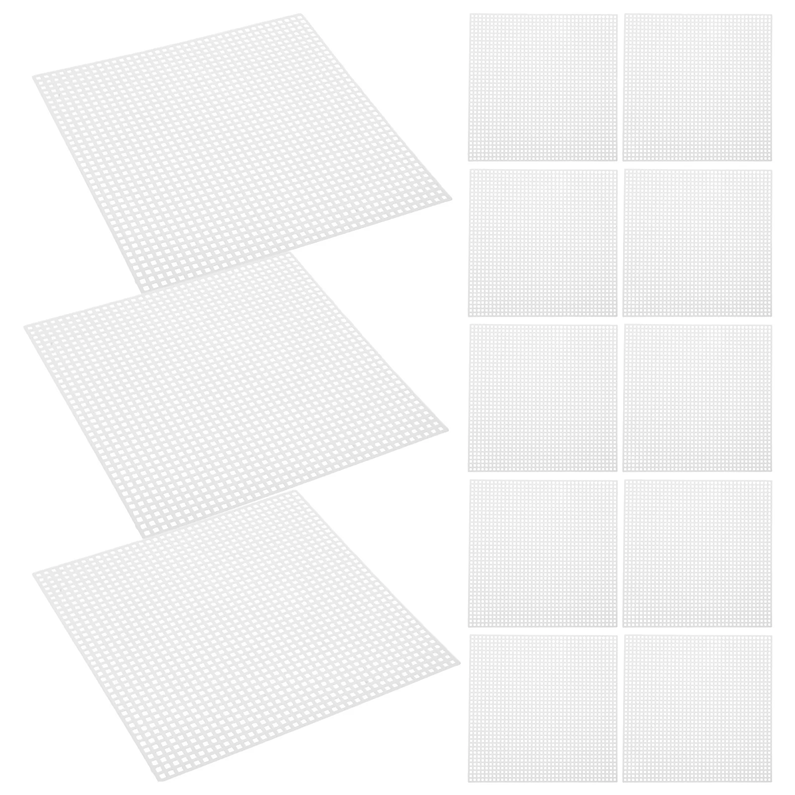 20 piezas Fursuit. 7X5,6 "red de plástico blanco transpirable ligero para hacer máscaras de Cosplay manualidades Diy tela de malla para ojos