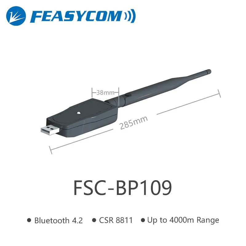 FEASYCOM 4000M Long Range Bluetooth USB Beacon Bluetooth 4.2 iBeacon Eddystone  for Android and Ios Device