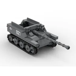 New in ASU-57 Tank Tank Military Series Models Building Blocks Education Toys Difficult to Assemble Toys Model DIY Toys Gift