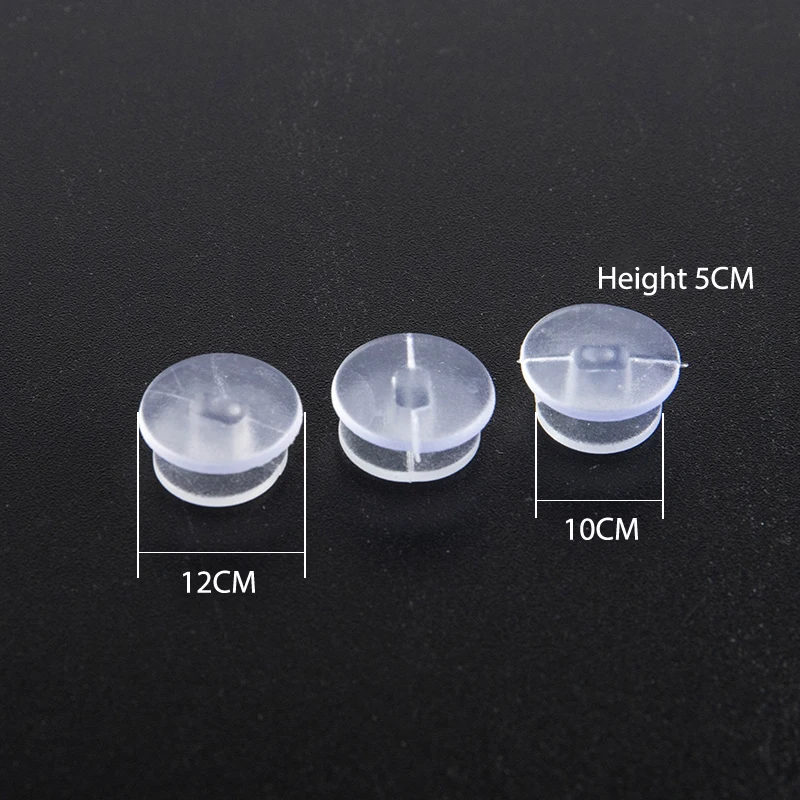 25Pcs Transparent Buttons Accessories For DIY Sandal Shoe Charms Jewelry Decor