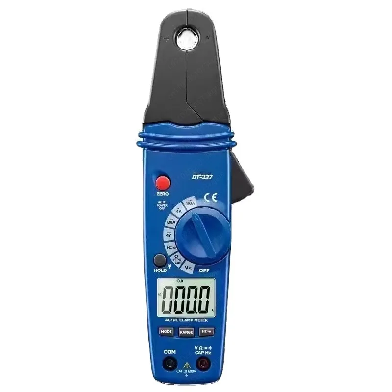 

DT-337 High Precision Digital Clamp Meter, AC/DC Current Voltage Resistance Tester with LCD Display