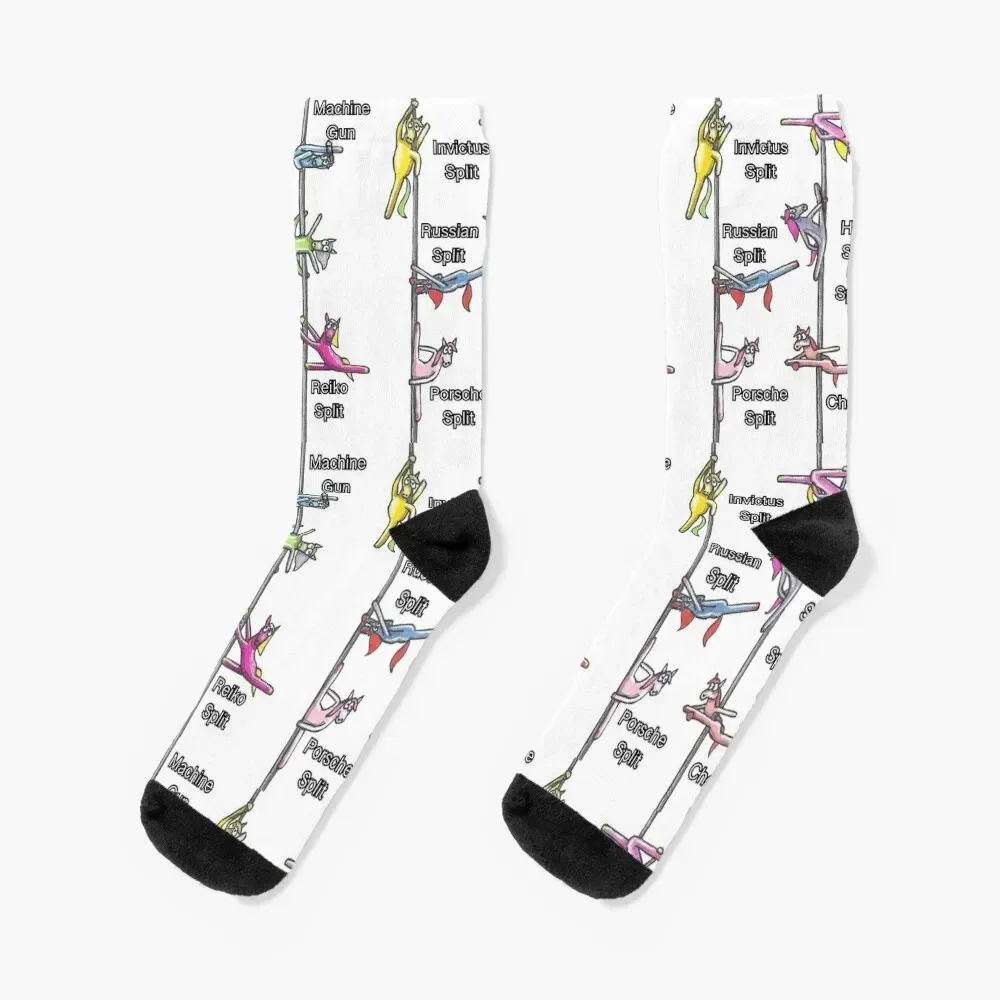 Spreadies Every Day Pole Dancing Ponies Socks Antiskid soccer christmas gift essential Crossfit Socks Woman Men's