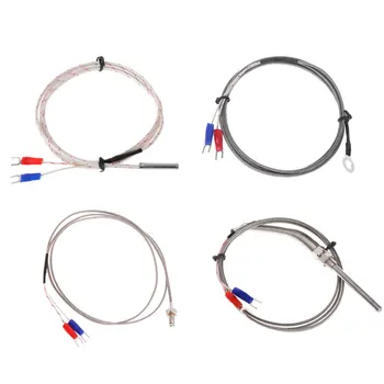 6 Mm Gat Wasmachine K Type Thermokoppel Temperatuur Sonde 1M Kabel Voor Industriële Temperatuur Controller