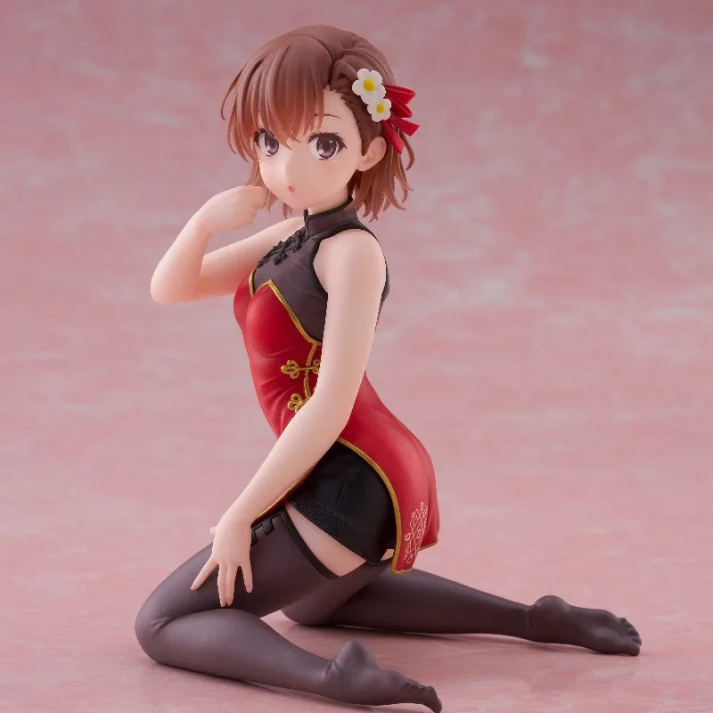 

Toaru Kagaku no Railgun Misaka Mikoto cheongsam 100% Original genuine PVC Action Anime Model Toys Figure Collection Doll Gift