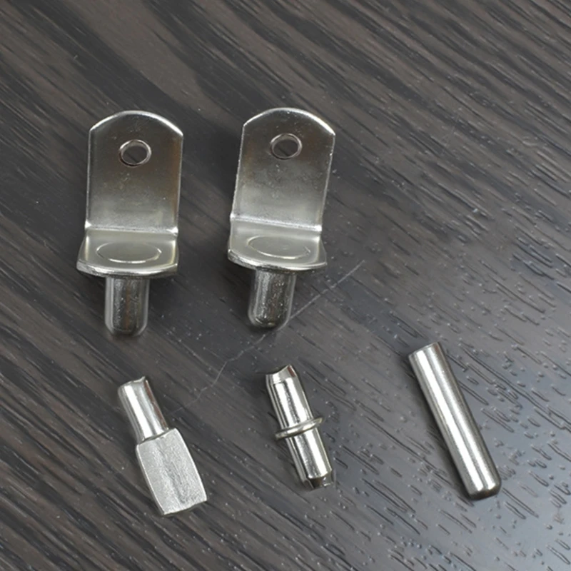 Shelf Studs Metal Pins Support Pegs Cabinet Shelf Pegs Clips Shelf Support Holder Pegs for Kitchen Furniture Cabinet