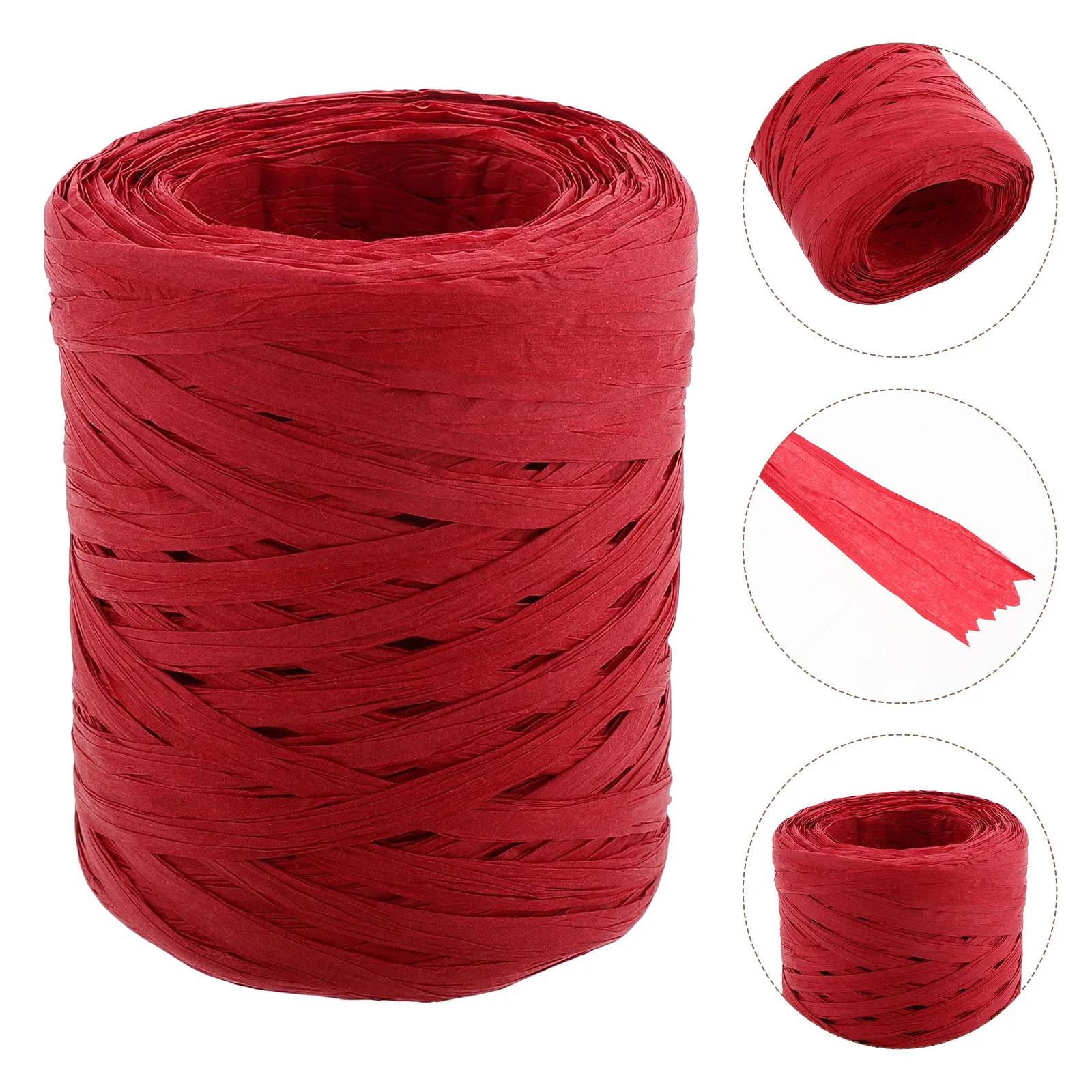 

Raffia Paper Twine 100M Per Eco Friendly Wrapping String for Crafts Bouquets Holiday Packaging Ribbon Supply