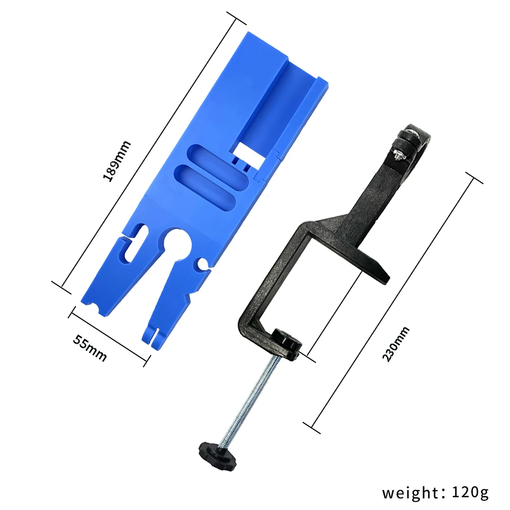 PHYHOO Bench Pin Clamp Set V-Slot C-Clamp for Workbench Wooden Metal Jewelry Making Tool Cutting Fasten Lock Tool