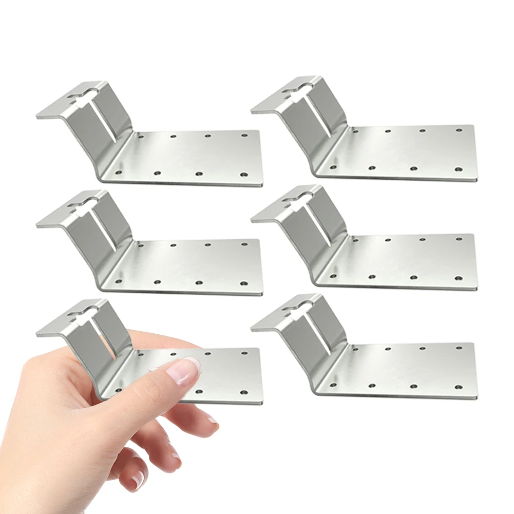 6 Pack Mailbox T-Post Mounting Bracket 3 Inch T Post Bracket Target Mount for Birdhouses Fences Installation Mailbox Signs