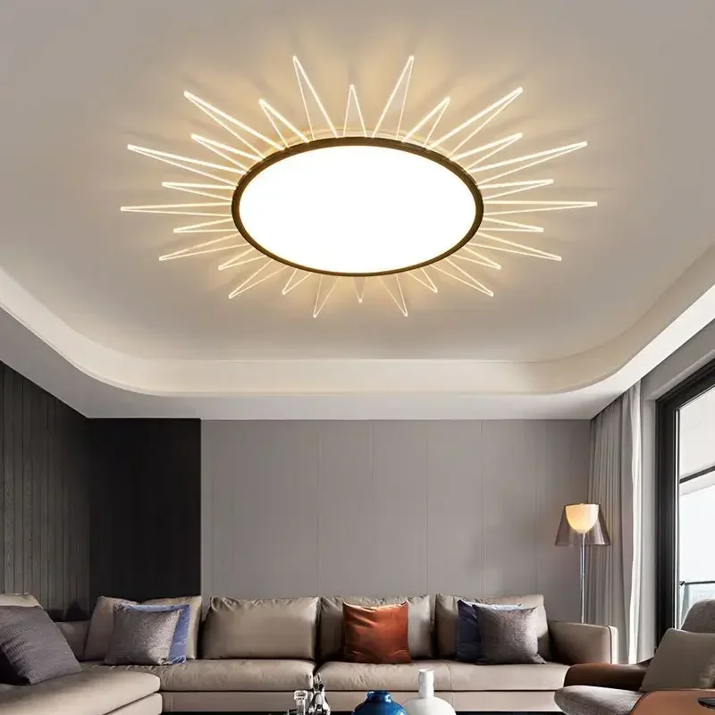 Fashion eye protection living room ceiling light Simple, modern, atmospheric circular bedroom ceiling light