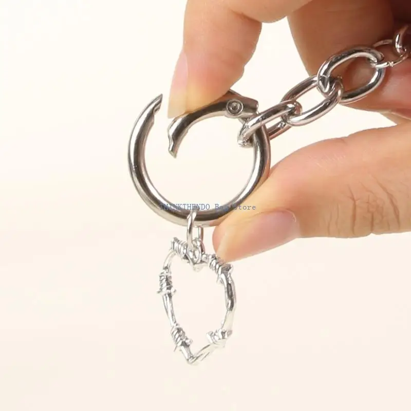 340D Punk Shoe Charm Detachable Metal Shoe Chains Easy Installation Boot Decoration Accessories For Women Teen Sneakers Boot