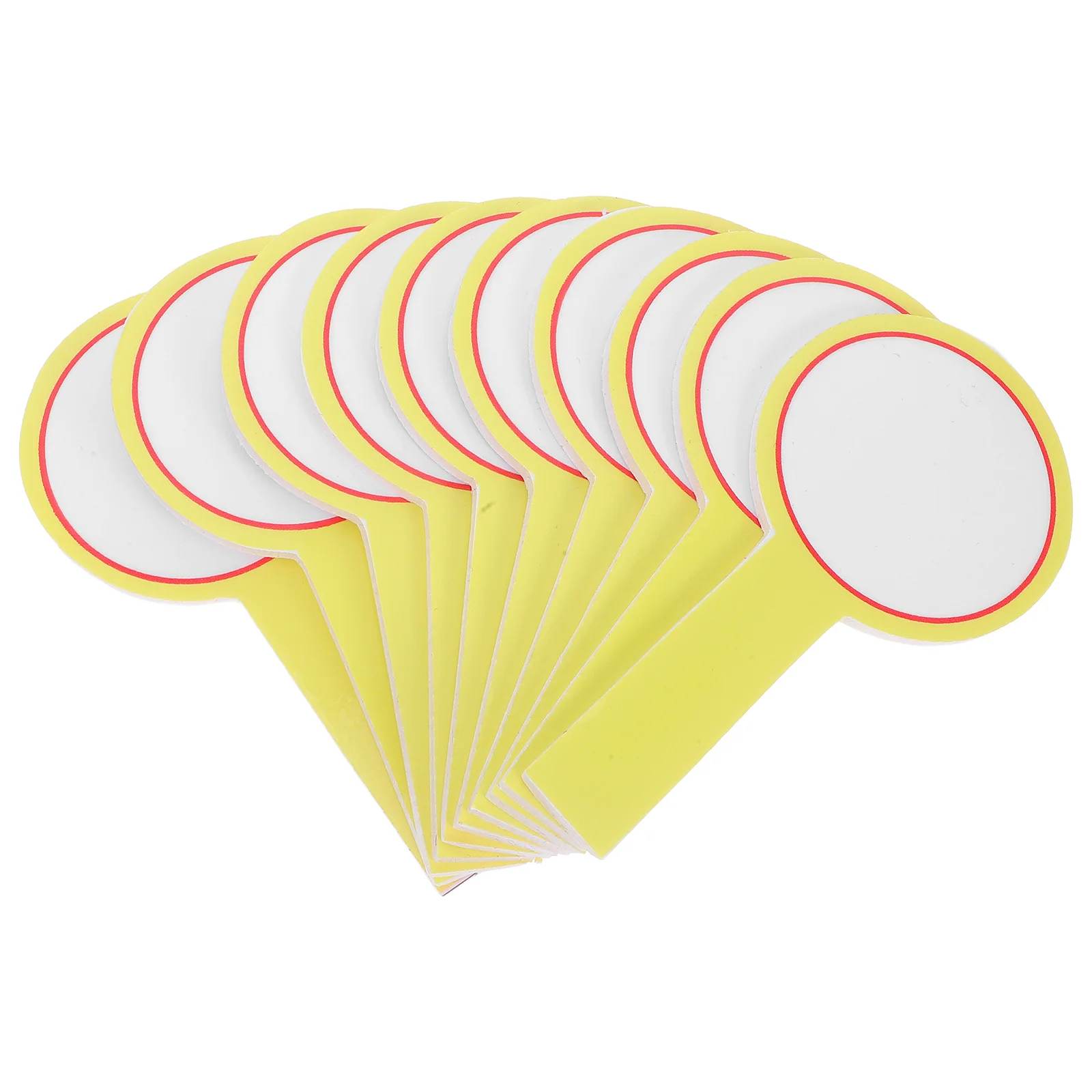 10 قطع من مجاذيف السبورة البيضاء مع مقبض سطح كتابة أملس للتفاعل في الفصل الدراسي وتعلم LED وقابل لإعادة الاستخدام للطلاب #2