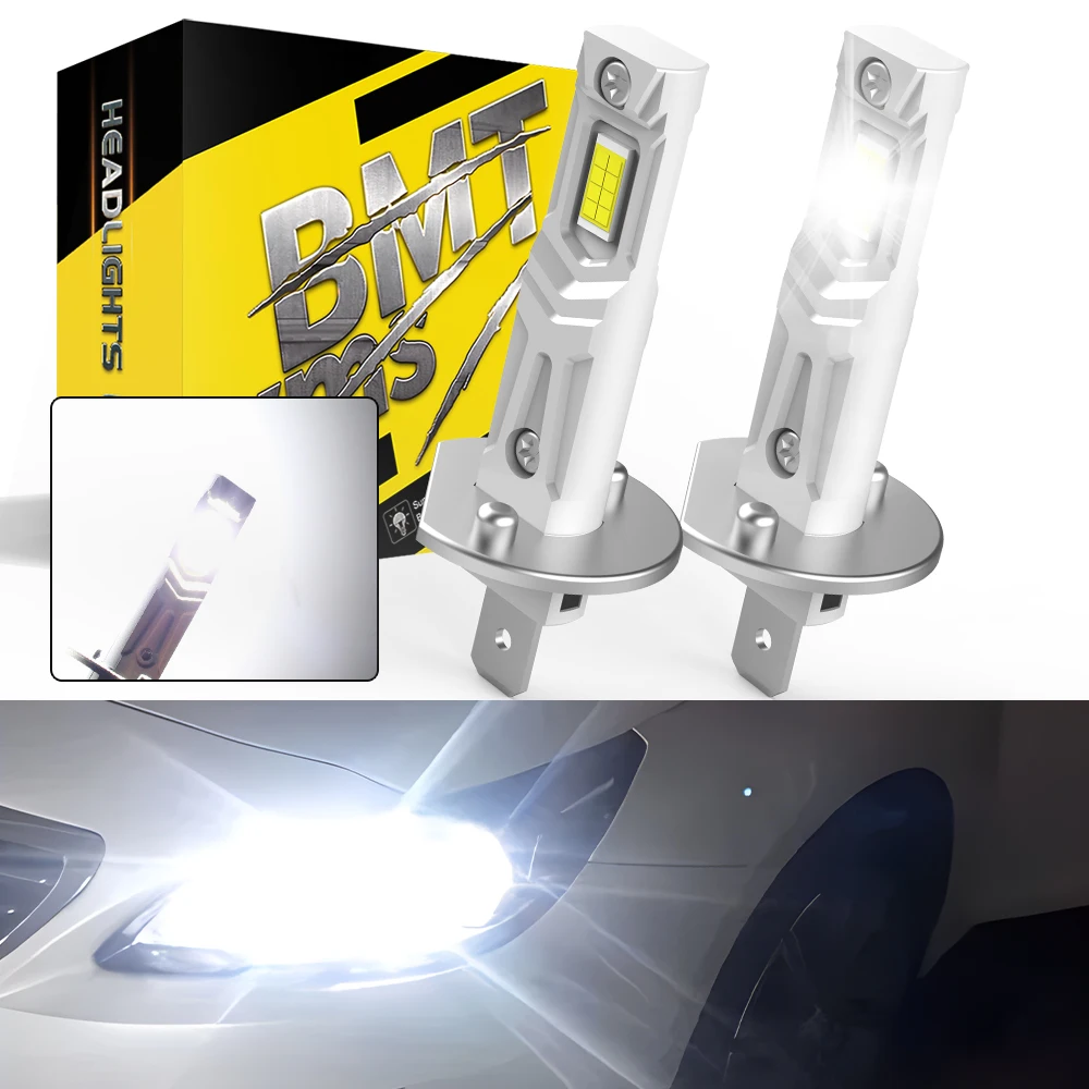 

BMTxms E3 2PCS 1:1 H1 LED Car Moto Fog Lights 6500K 3000K For Hyundai Honda Nissan Subaru Suzuki KIA Mazda 6 Day DRL Lamp Bulbs