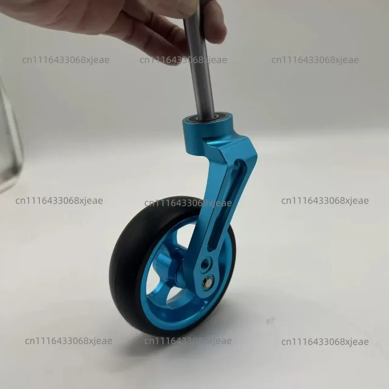 Wheel Use Aluminum Wheelchair Front Fork with Titanium Alloy Axle