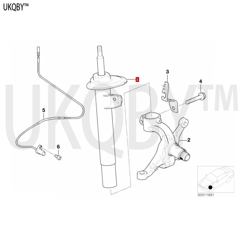 

BM W 31312282097 Амортизатор/Оригинальное качество VAICO 31312282098 31311096851 31311096852
