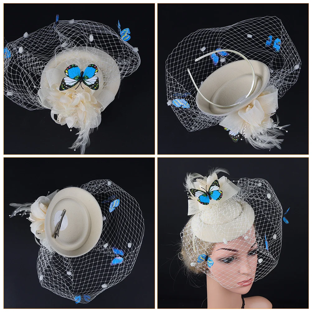

Net Gauze Butterfly Hair Hoop Mesh Headband For Women Party Wedding Photography Accessory Lightweight Durable Fashion