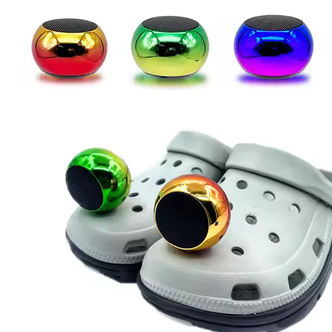 Funny Mini BT Speaker for Crocs Comedy Accessories Release Your Toes Friends Gift