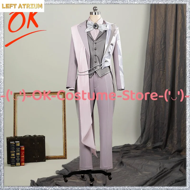 

[Customized Size] Twisted Wonderland Platinum Jacket Cosplay Costume Game Character Outfit Halloween Carnival Party Uniform Suit