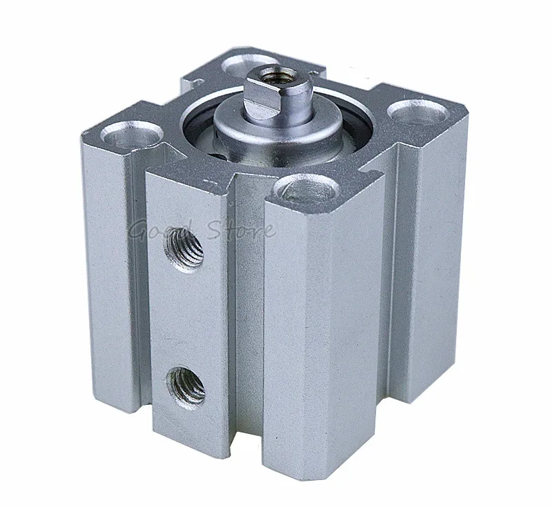 SDA Type Bore 20mm stroke 5/10/15/20/25/30/35/40/45/50mm SDA20 double acting compact air pneumatic piston cylinder Female