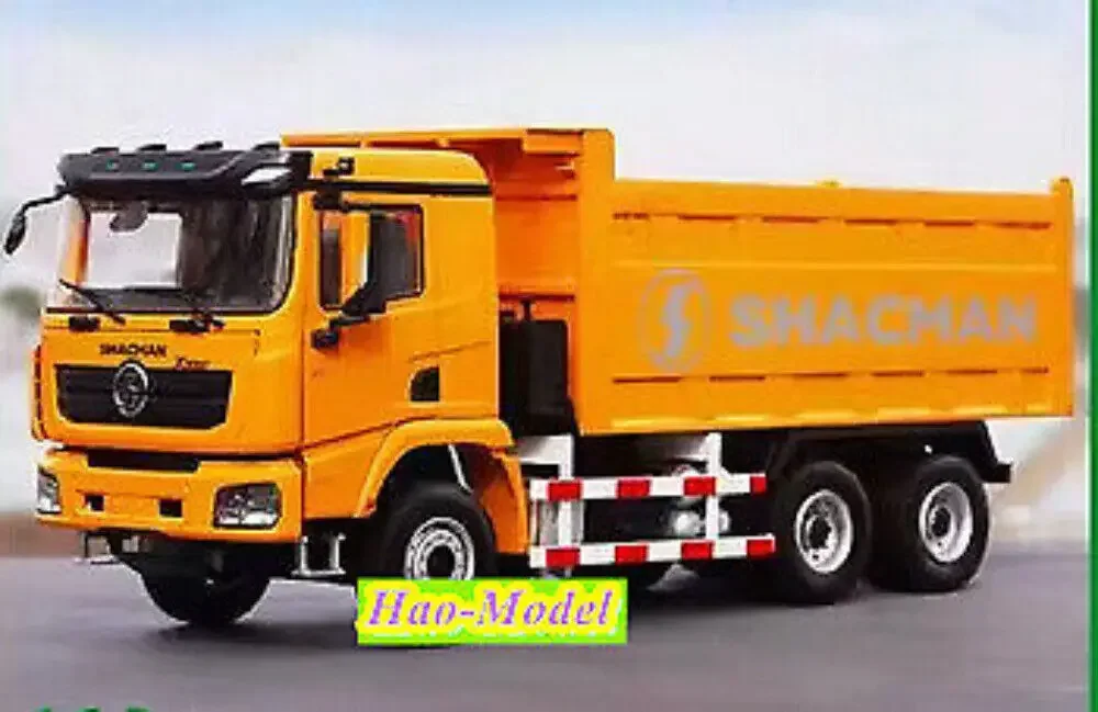 1:24 For Shacman X3000 Muck truck Model Alloy Diecast Metal Toys Boys Birthday Gifts Hobby Display Collection Ornaments Yellow